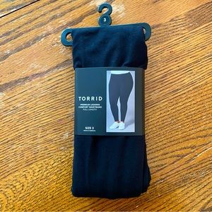 Torrid Black Full Length Leggings Size 3X